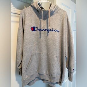 Champion Light Gray Hoodie